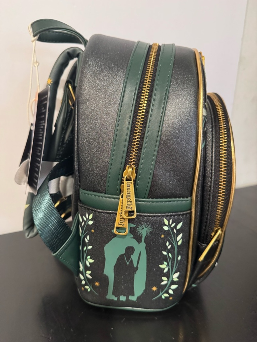 Loungefly The Lord of the Rings Doors of Durin Glow-in-the-Dark Mini Backpack - Picture 4 of 8